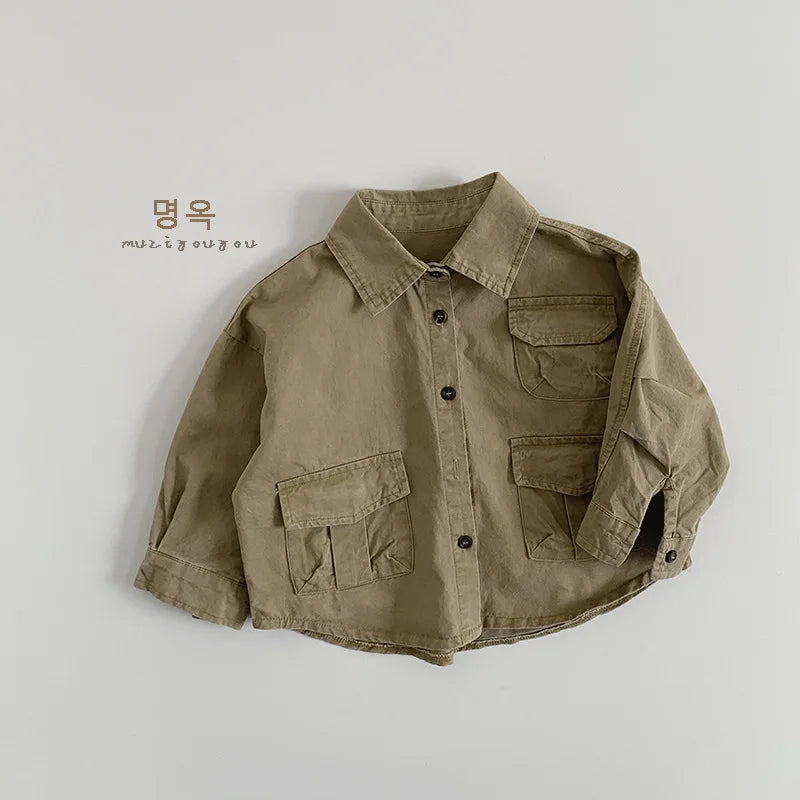 Apparel Collection, Cotton Cargo Over-Shirt