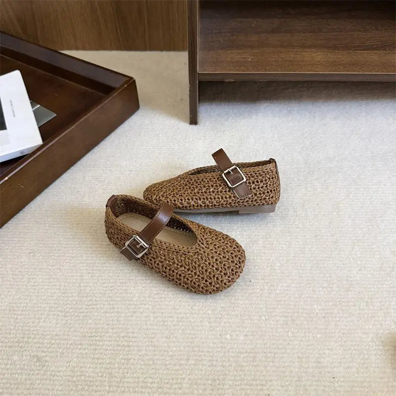 The Weaved Flat Shoe