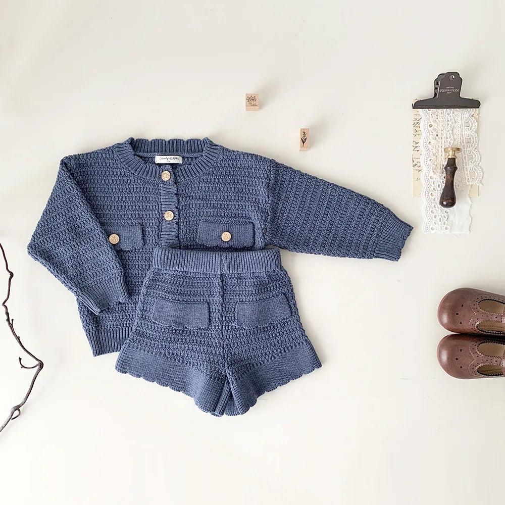 Apparel Collection, Knitted 2piece (Knitted Cardigan/Short)