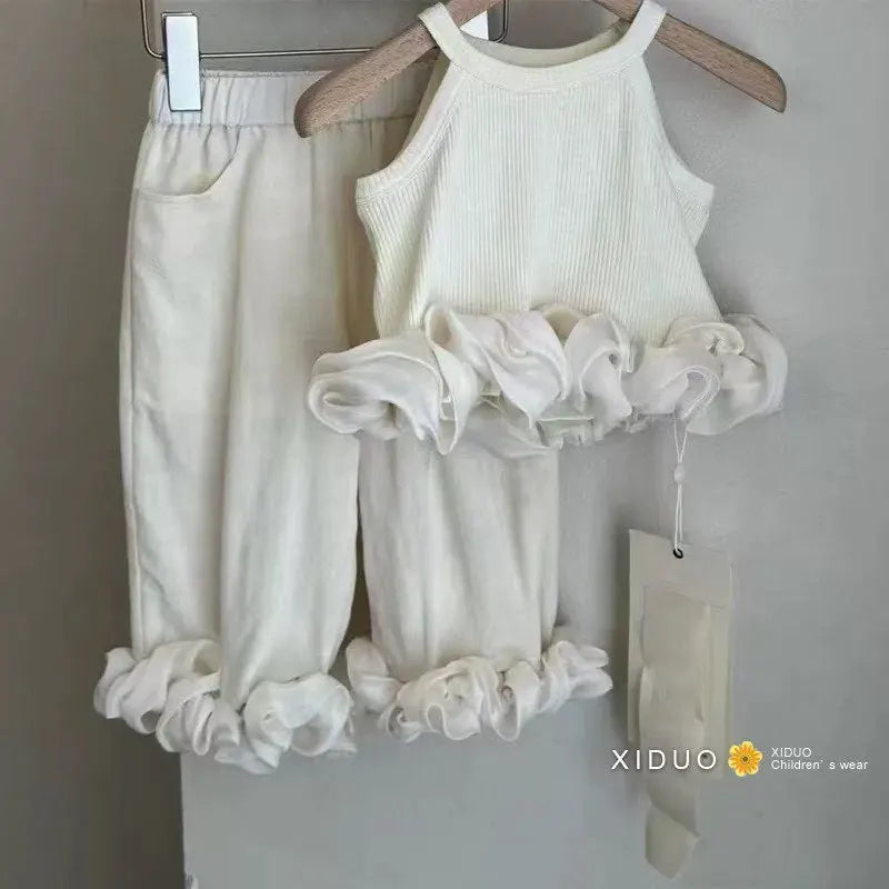 Ruffle Two-piece Set