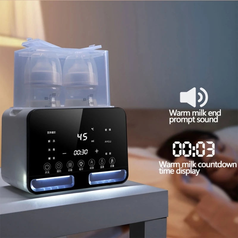 Feed With Me, Multifunctional Baby Bottle Warmer with Temperature Control