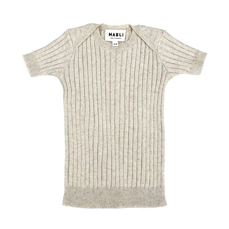 Cable Knit T-shirt (from 9-36months)