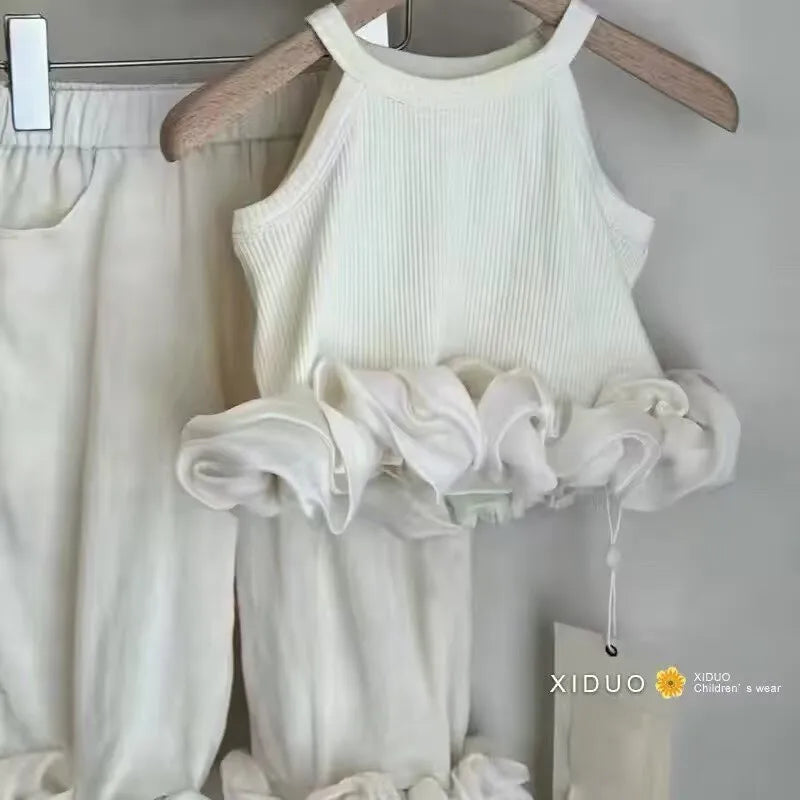 Ruffle Two-piece Set