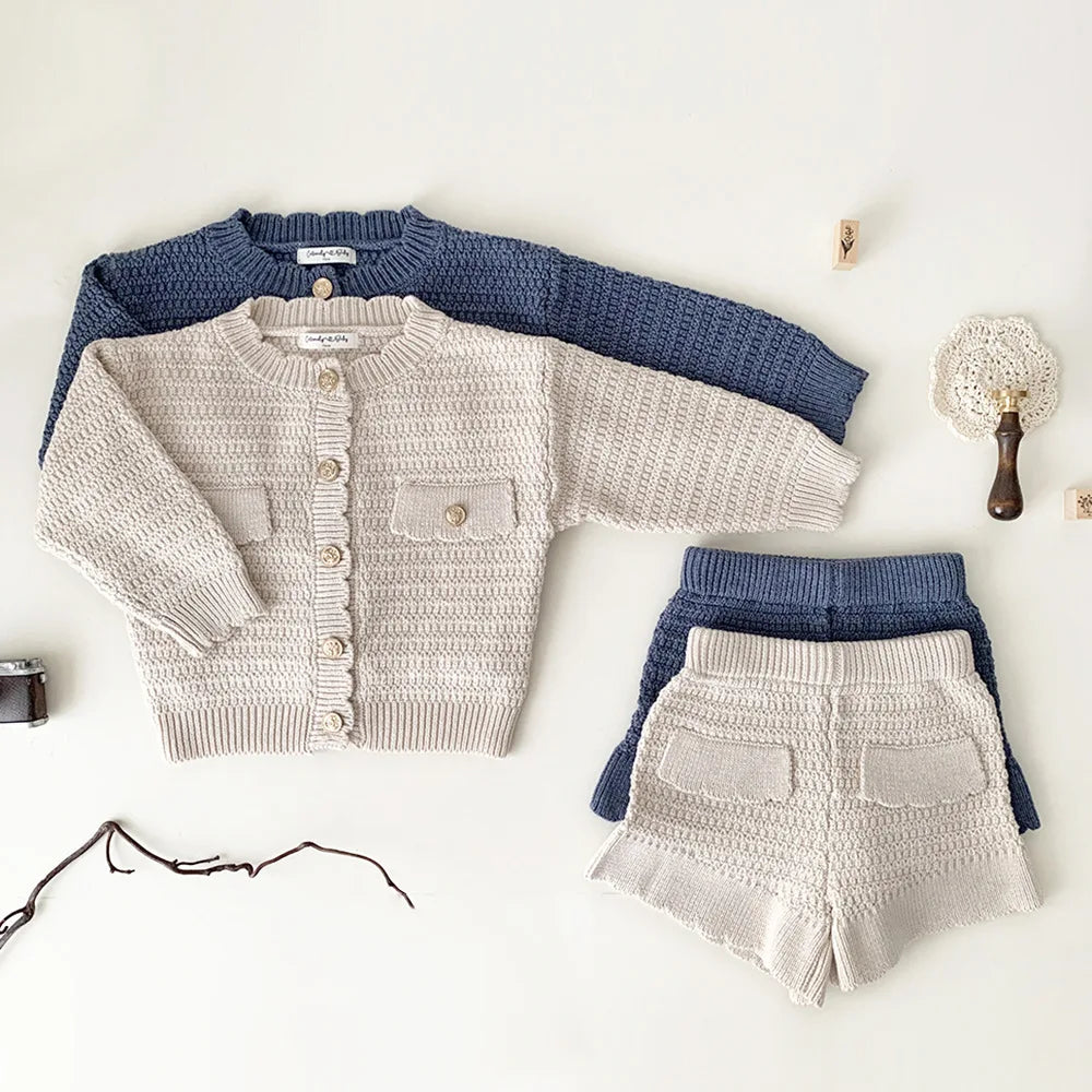 Apparel Collection, Knitted 2piece (Knitted Cardigan/Short)
