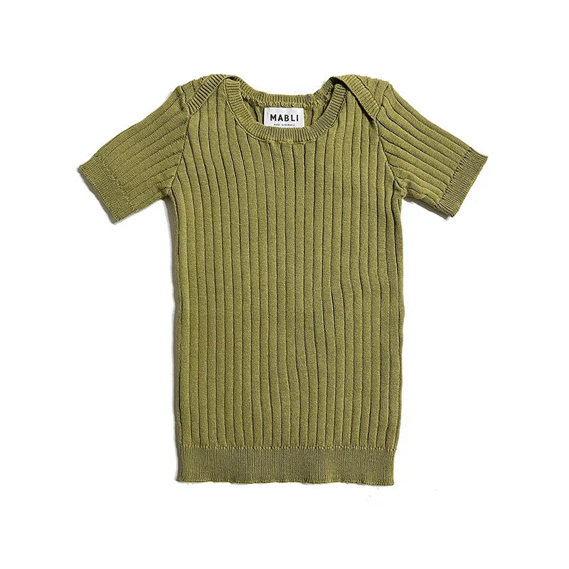Cable Knit T-shirt (from 9-36months)