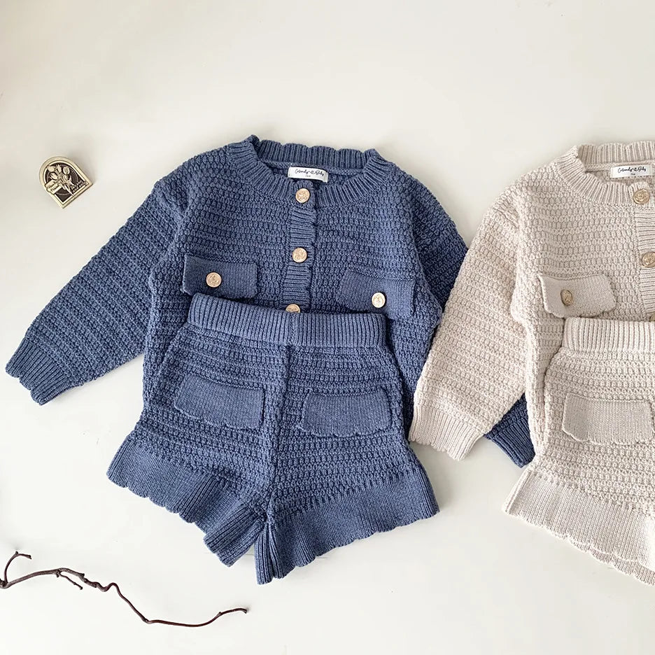 Apparel Collection, Knitted 2piece (Knitted Cardigan/Short)
