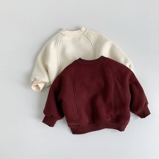 Fleece lined cosy sweatshirt