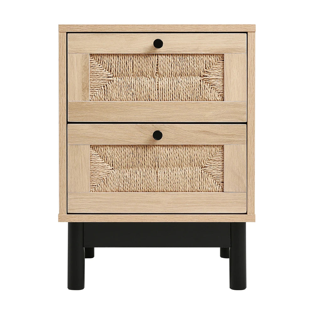 Woven Accent Cabinet (Two or Three Draw)