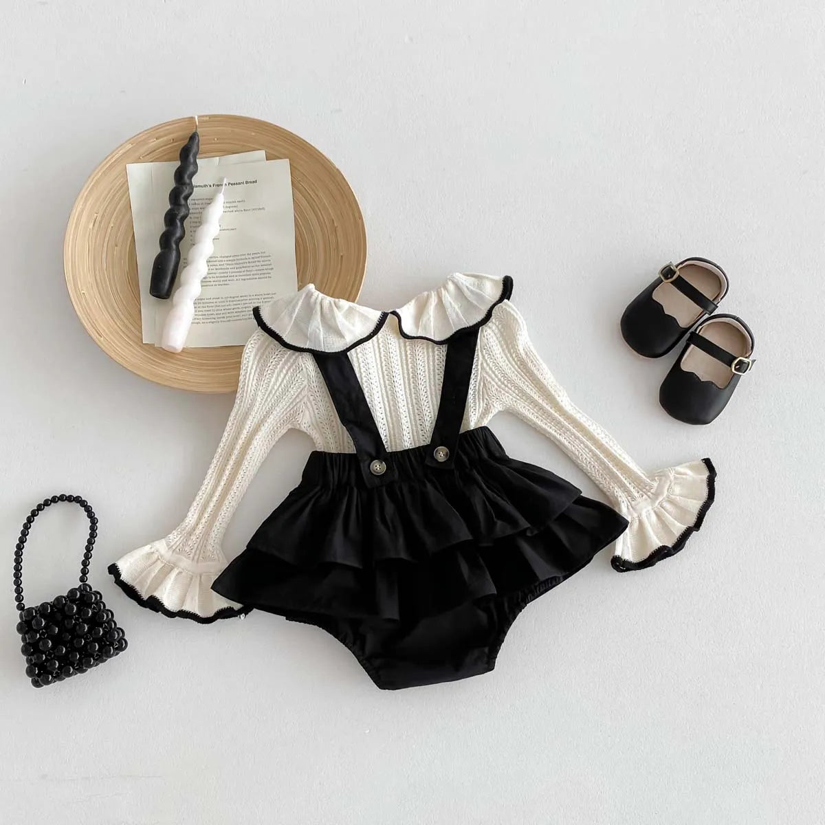 Apparel Collection, Adorable Set, Sold as Separates (Knitted Top/Ruffled Skirt)