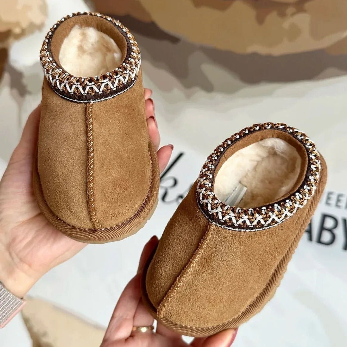 Winter Suede Baby Shoe