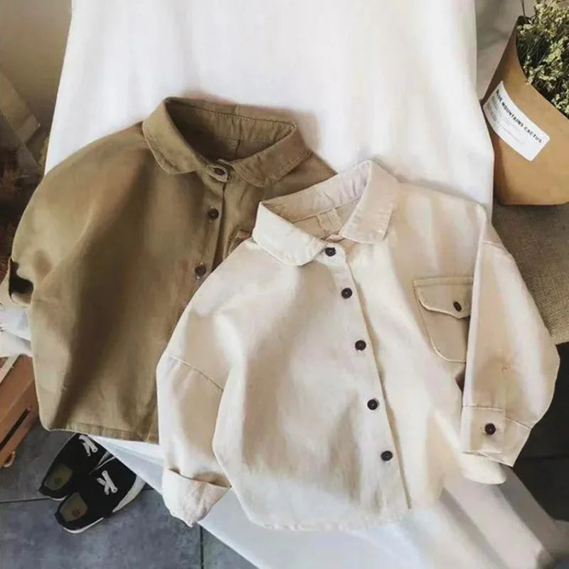 Long-Sleeve Pocket Over Shirt