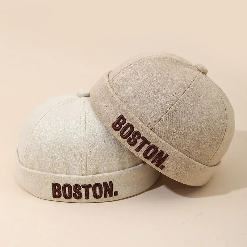 Embroidery Letter Baby Dome Cap