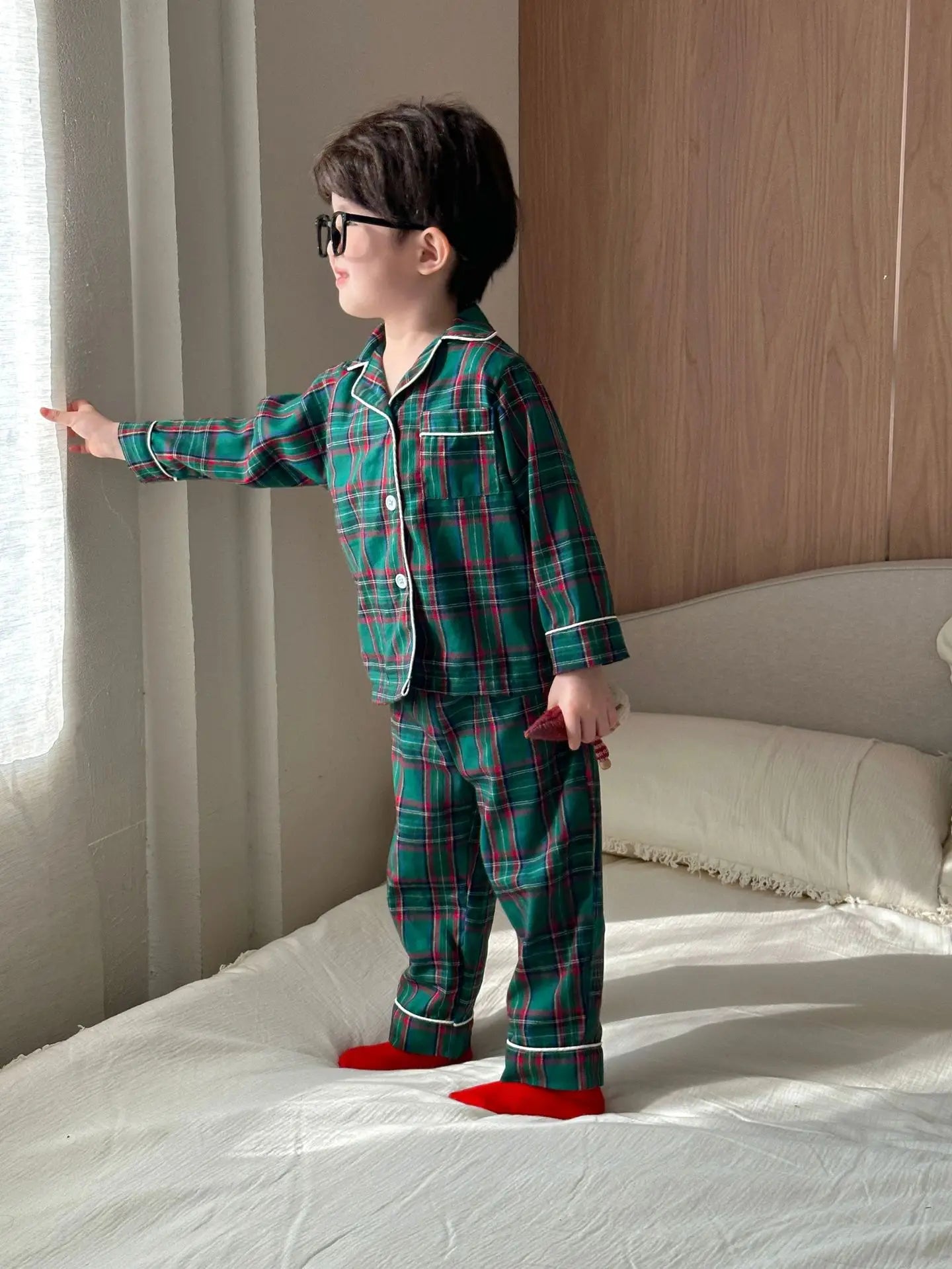 Christmas Collection Plaid PJ Set