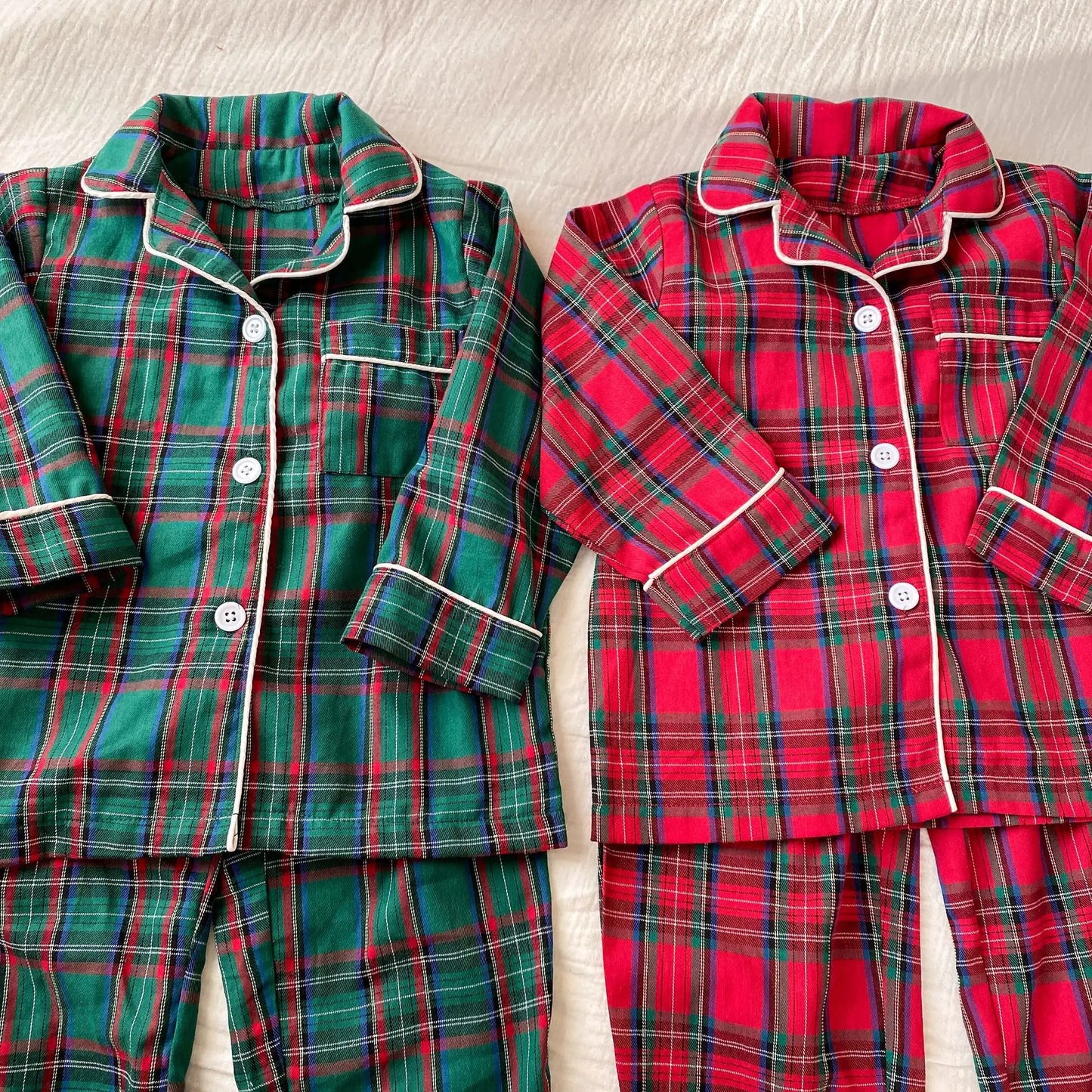 Christmas Collection Plaid PJ Set