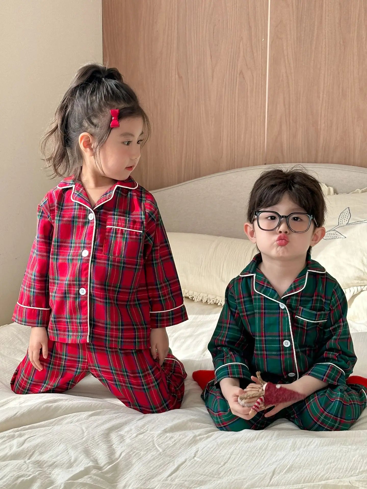 Christmas Collection Plaid PJ Set