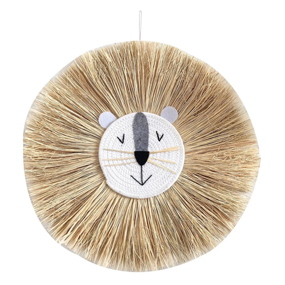 Nursery Collection, Lafite Woven Lion Wall Art