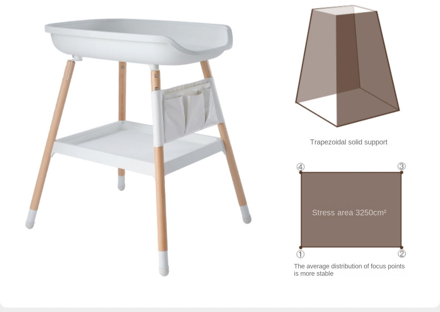 Nordic Simple Design Baby Care Table