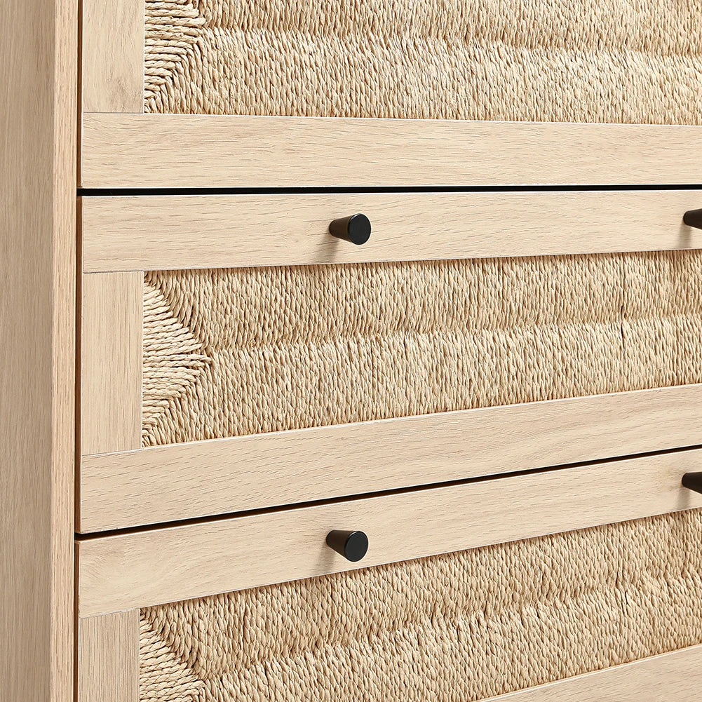 Woven Accent Cabinet (Two or Three Draw)