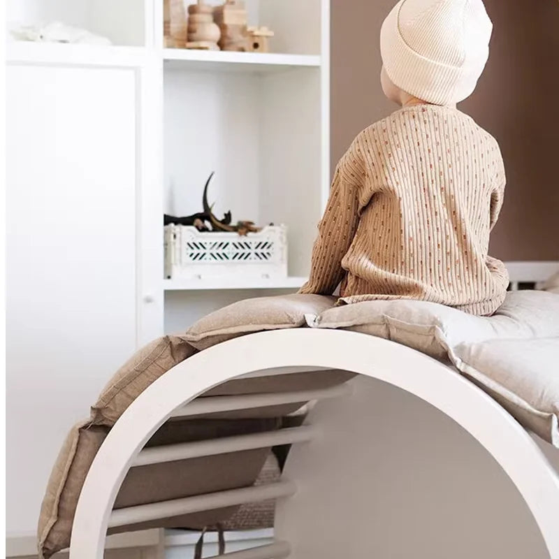 Nursery Collection, Children's Multiple Purpose, Rocking Chair, Wooden Arch Climbing Frame and Desk