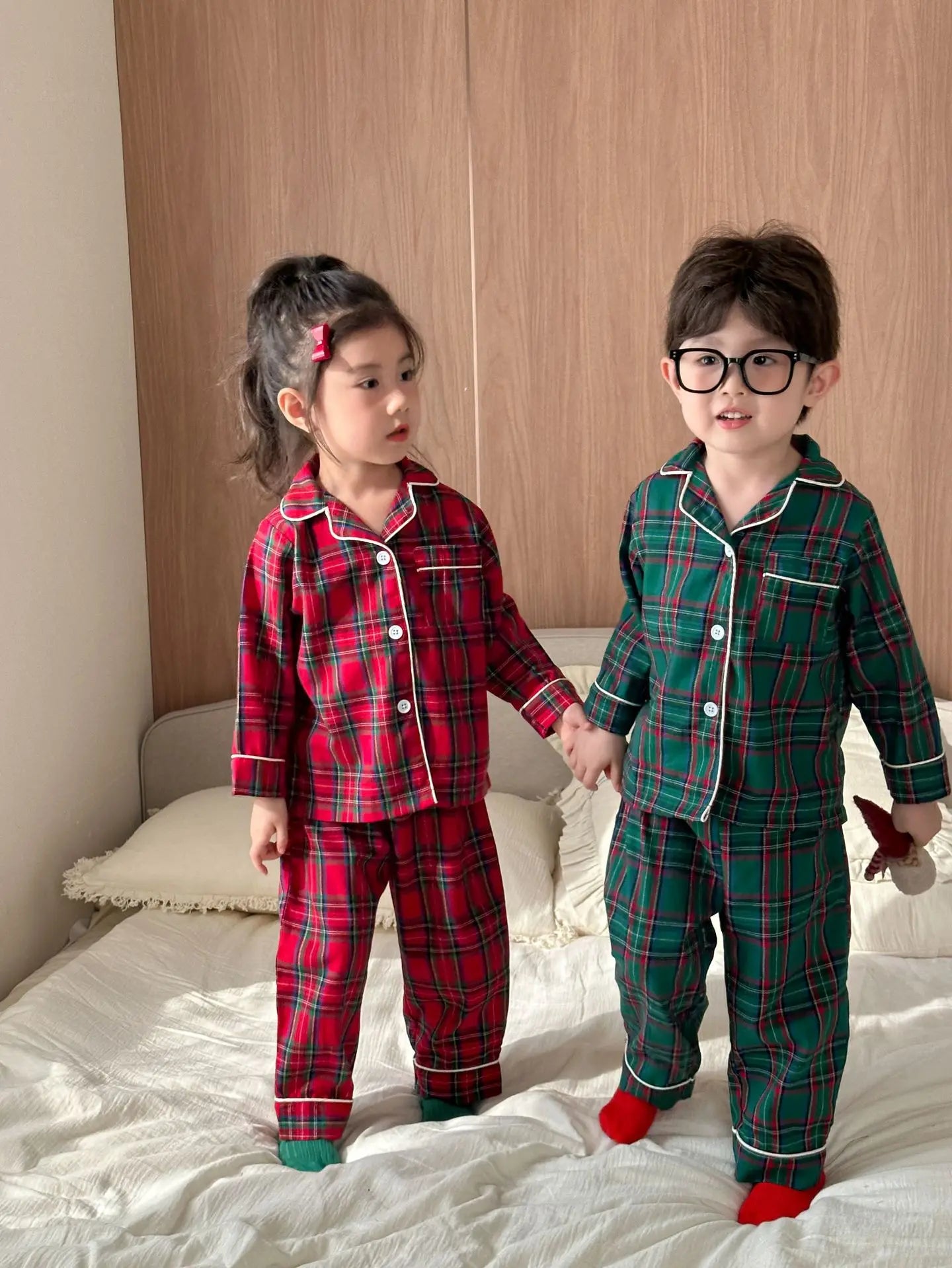 Christmas Collection Plaid PJ Set