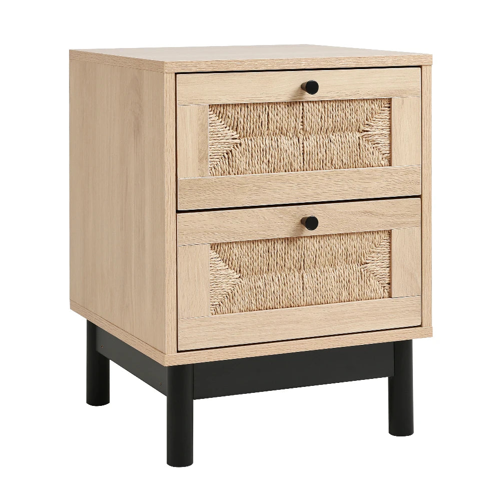 Woven Accent Cabinet (Two or Three Draw)