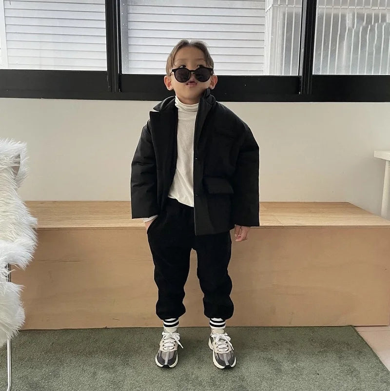 Apparel Collection, Black Puffer Jacket