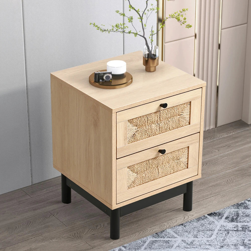Woven Accent Cabinet (Two or Three Draw)