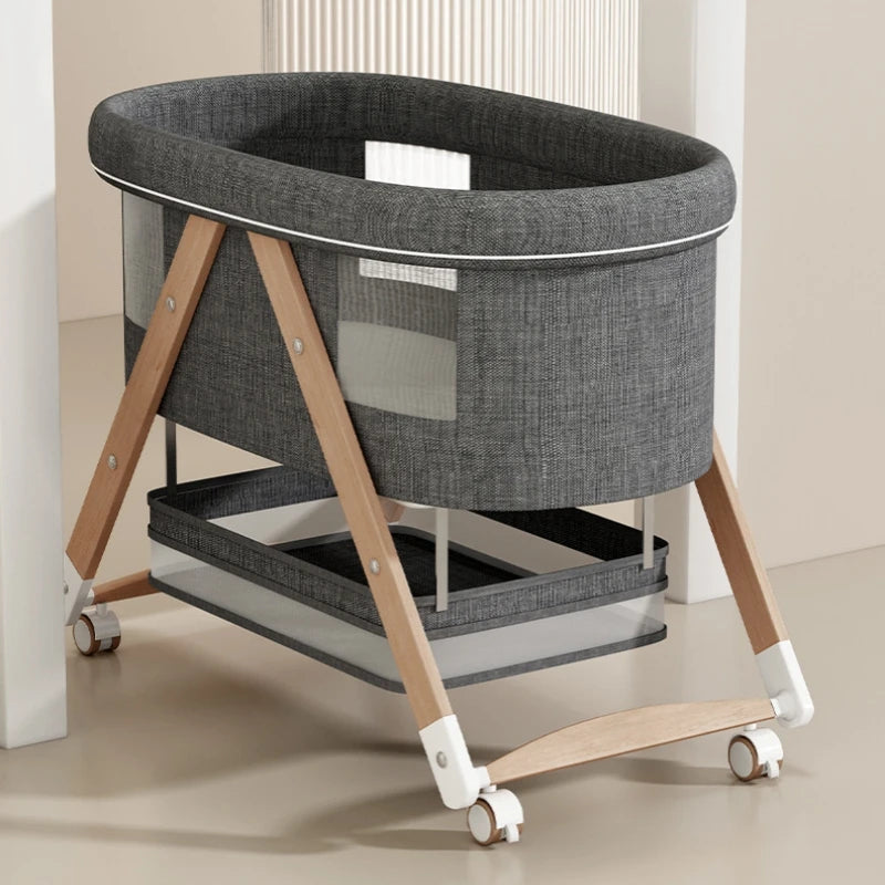 Multifunctional Wooden Baby Bassinet /Crib
