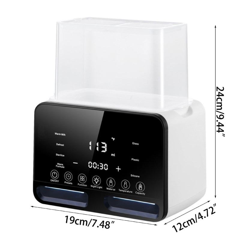 Feed With Me, Multifunctional Baby Bottle Warmer with Temperature Control