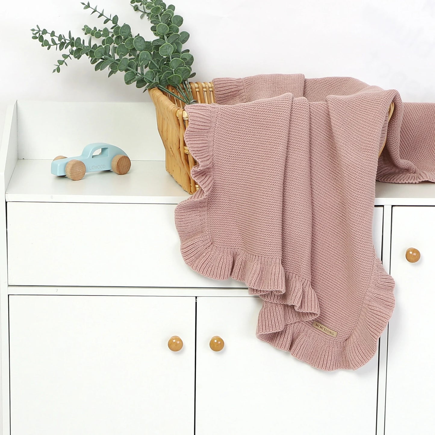 Nursery Collection 2025, Adorable knitted ruffled blanket