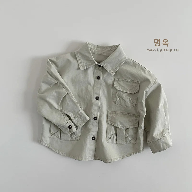 Apparel Collection, Cotton Cargo Over-Shirt