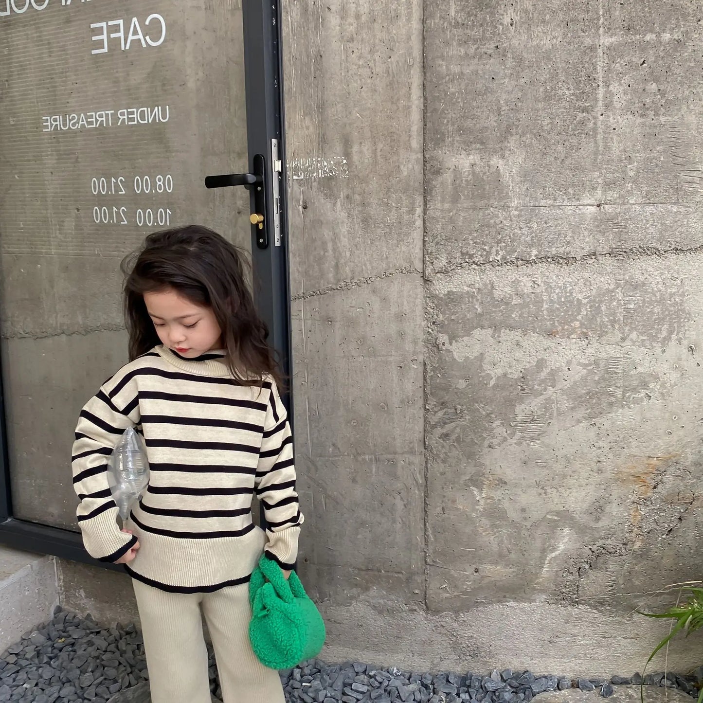 Apparel Collection, Striped Turtleneck Jumper