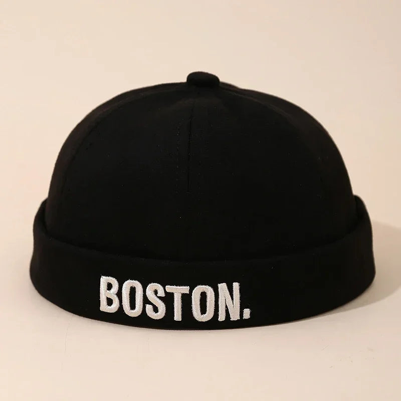 Embroidery Letter Baby Dome Cap