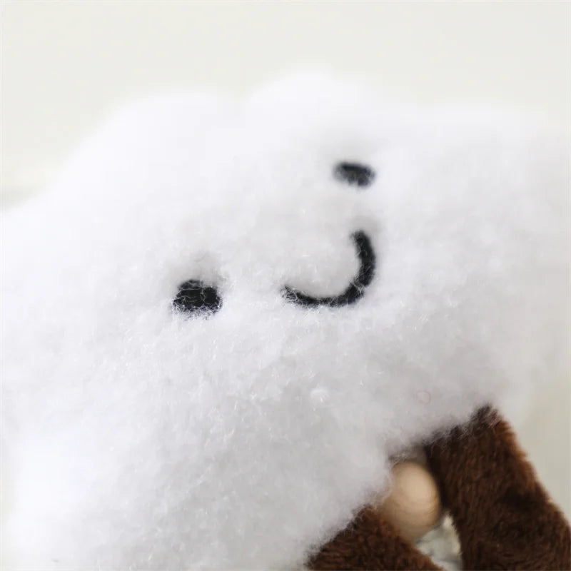 Nursery Collection, Newborn Activity Gym Frame with Star Cloud Hanging Pendants