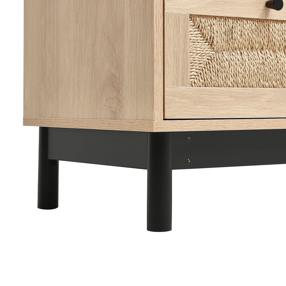 Woven Accent Cabinet (Two or Three Draw)