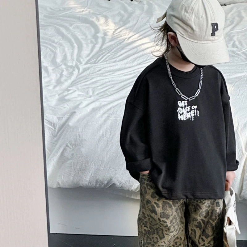 Animal Print Khaki Jean