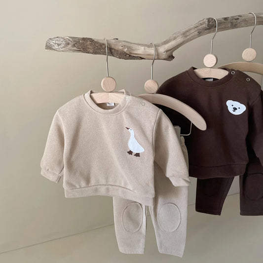 Apparel Collection, Autumn Lounge Set (Two Designs, Goose/Bear)