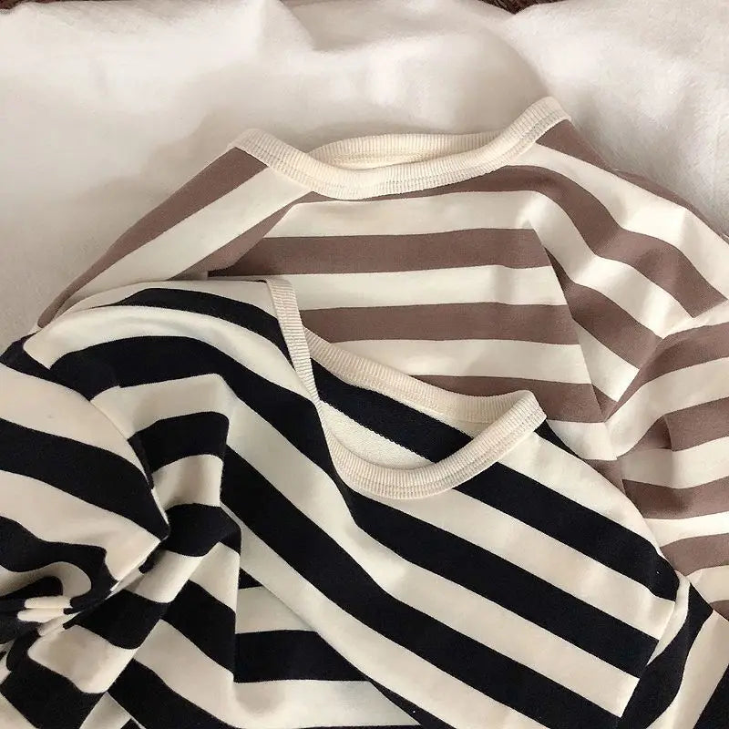 Apparel Collection, Long Sleeve Striped T-Shirt