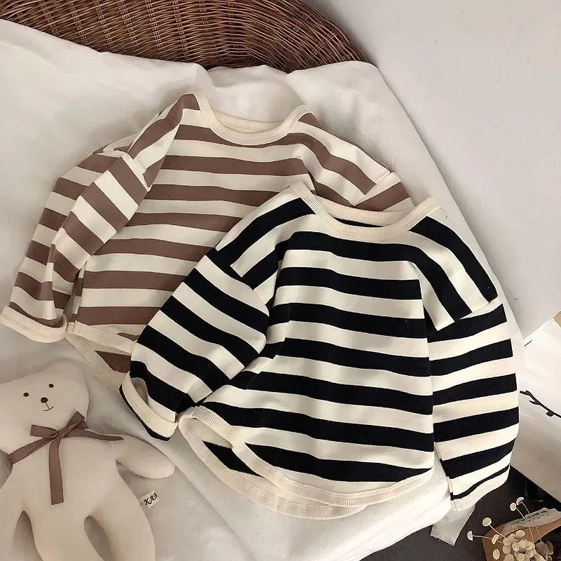Apparel Collection, Long Sleeve Striped T-Shirt
