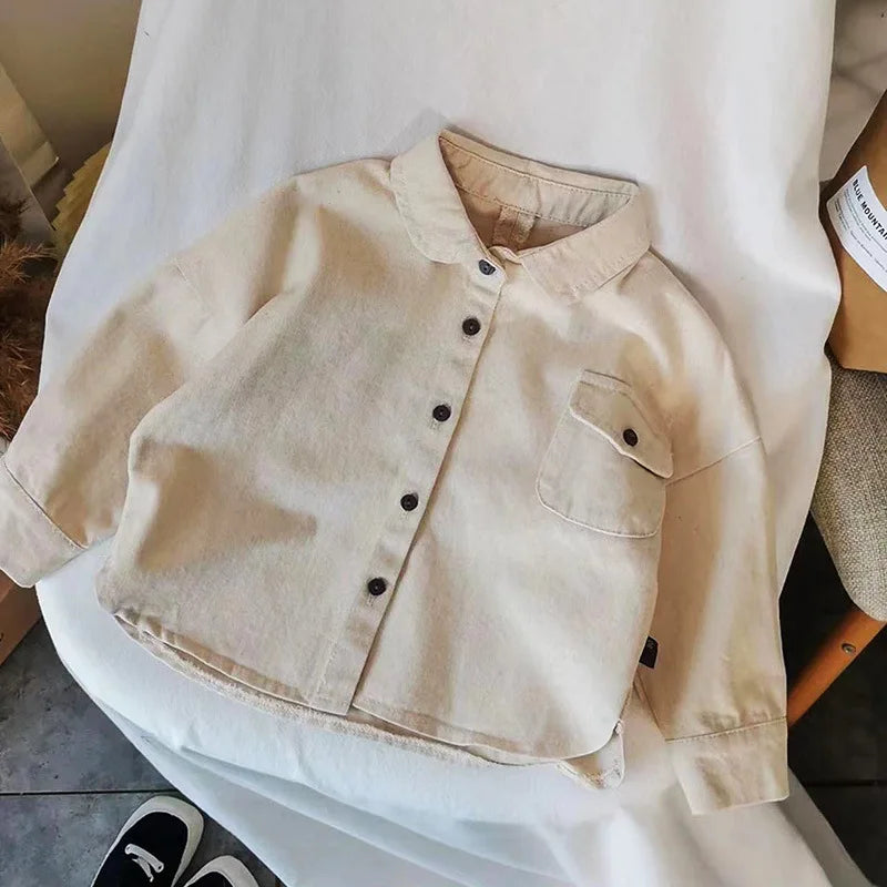 Long-Sleeve Pocket Over Shirt