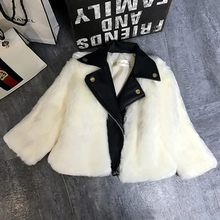 Apparel Collection, New Faux Fox Fur Coat