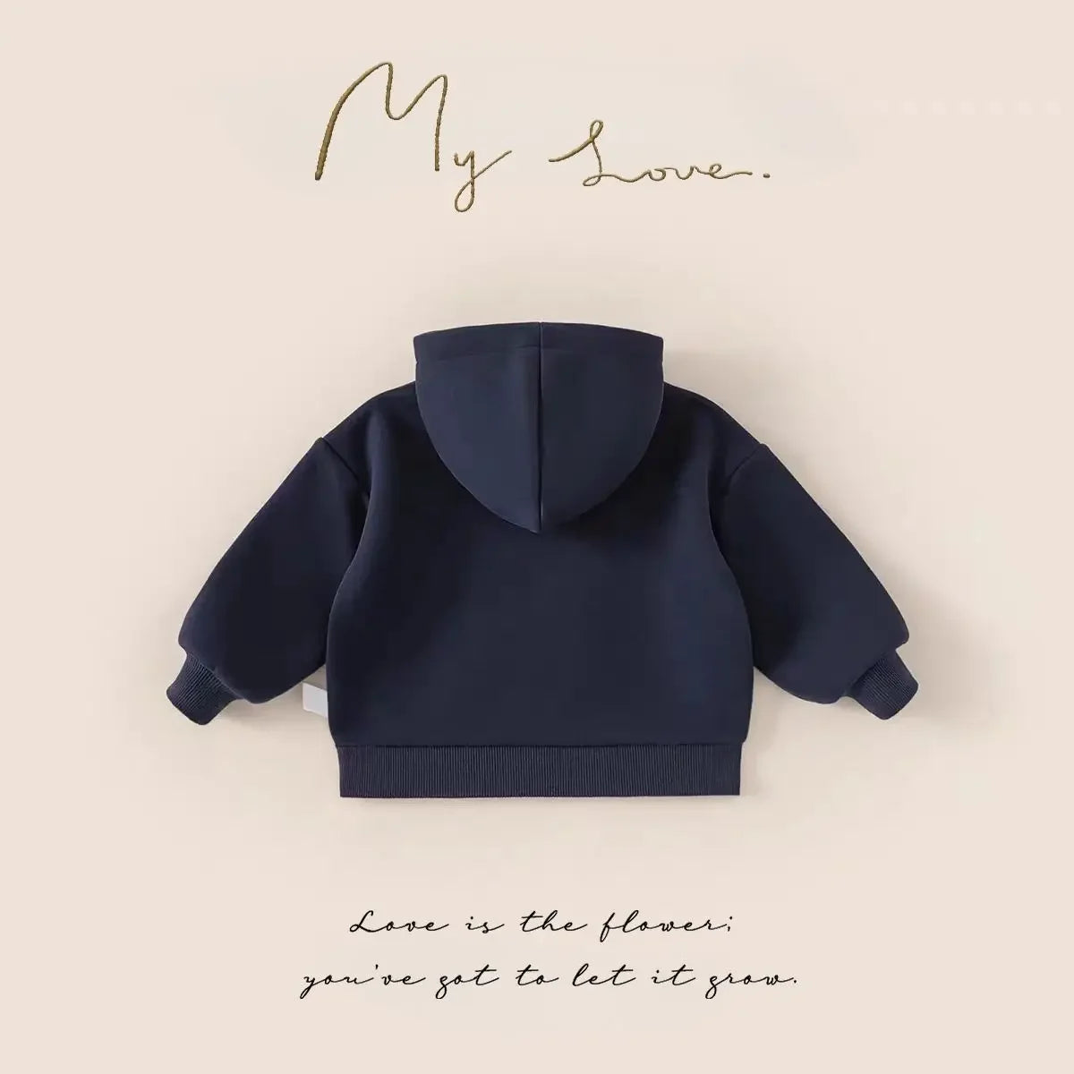 Apparel Collection 2025, Navy Alphabet Hoodie