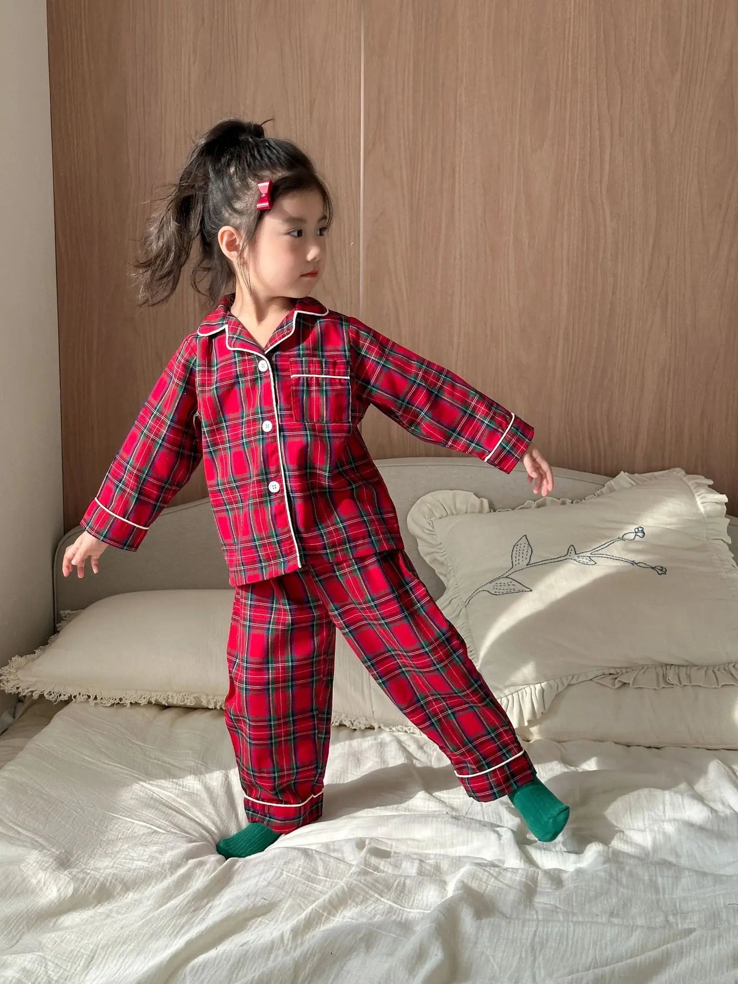 Christmas Collection Plaid PJ Set