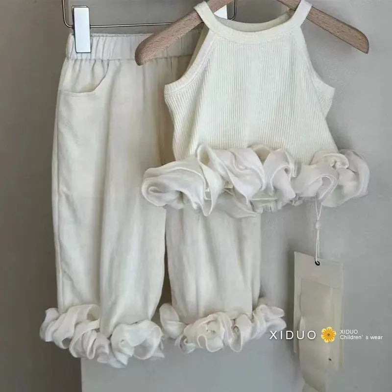 Ruffle Two-piece Set