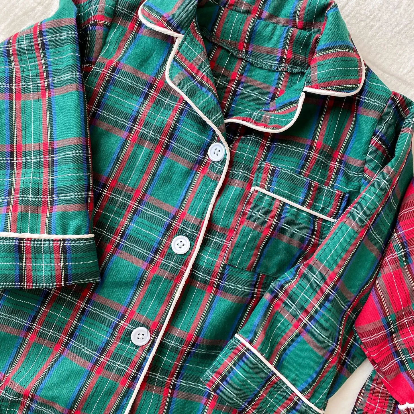 Christmas Collection Plaid PJ Set