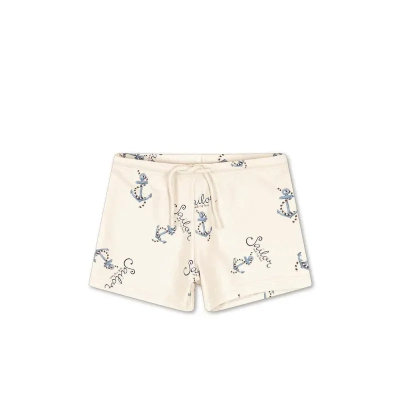 Swimwear Separates — Seahorse & Striped Lemon