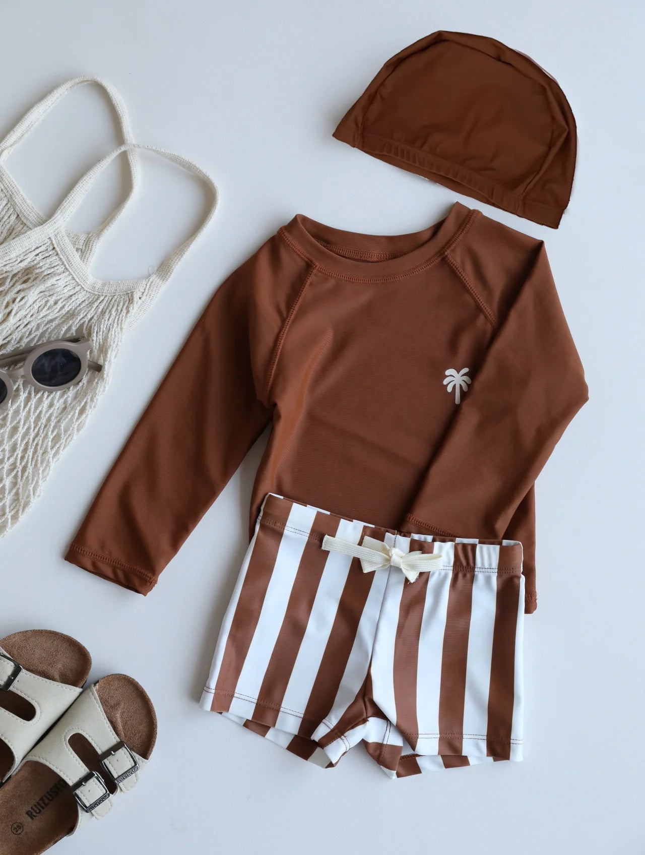 Australian-Style Shorty Sunsuit, UPF 50+