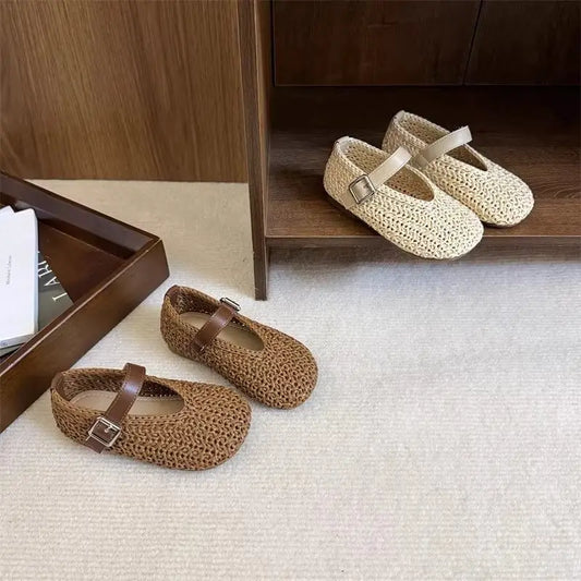 The Weaved Flat Shoe