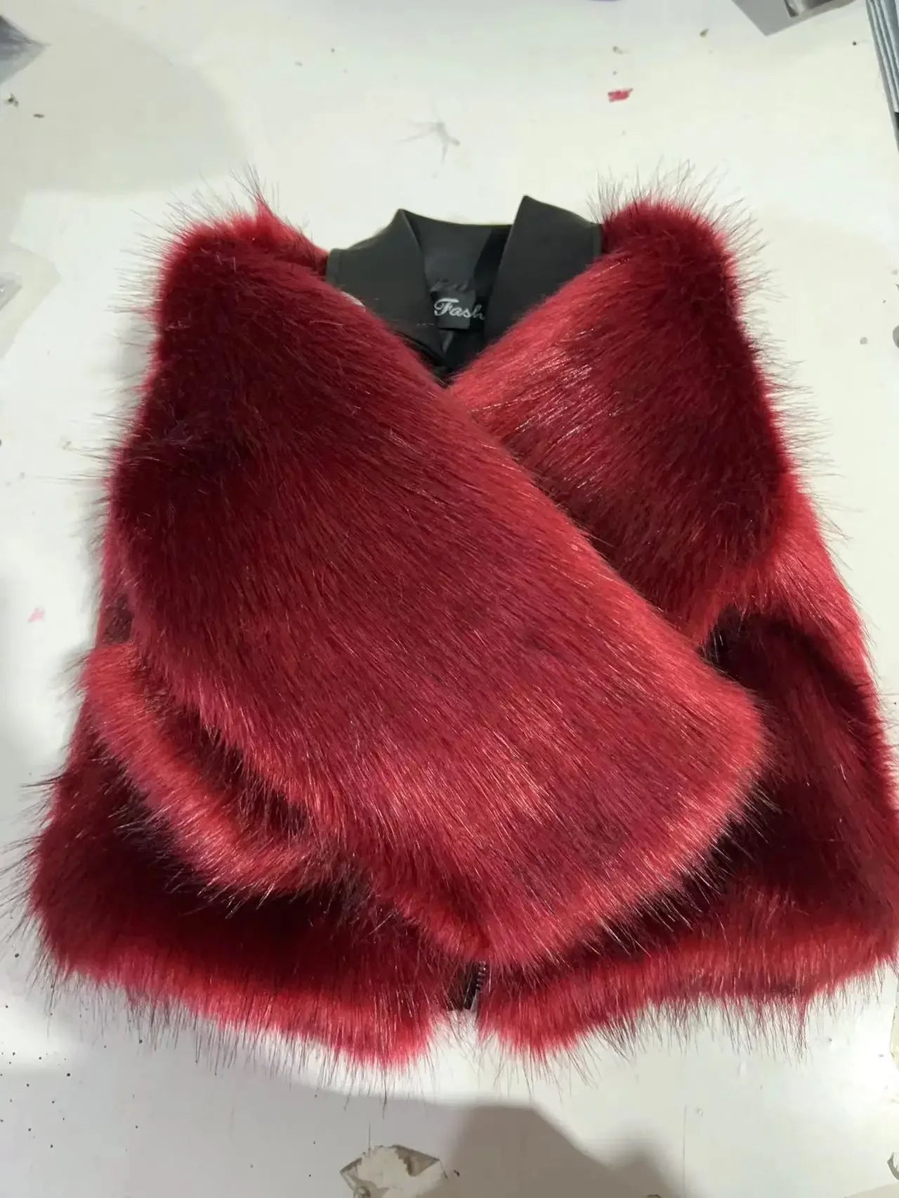 Apparel Collection, New Faux Fox Fur Coat