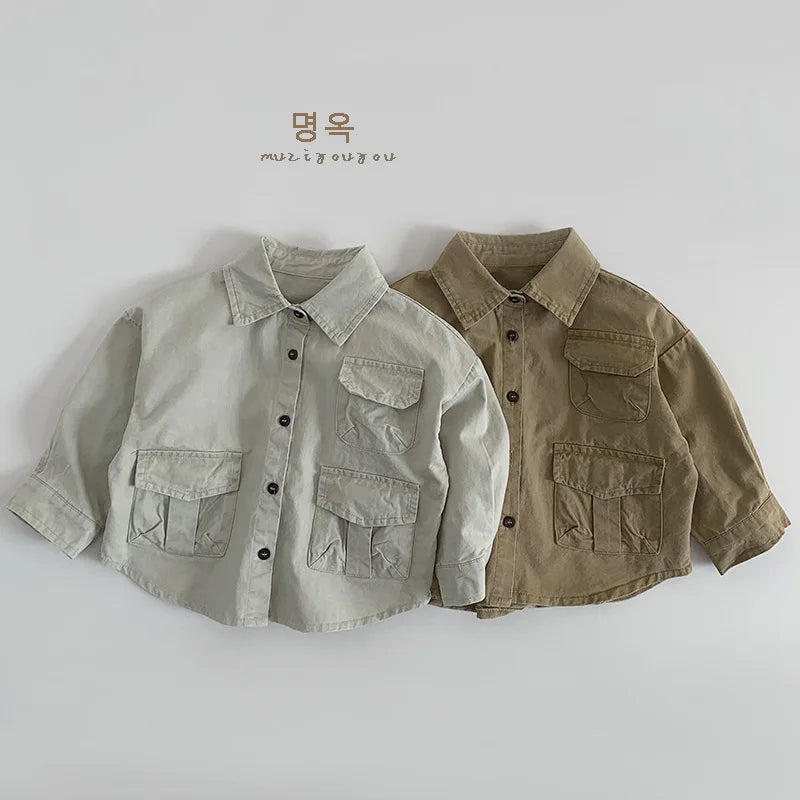 Apparel Collection, Cotton Cargo Over-Shirt